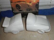 Porsche 911 Buchstützen, Keramik, weiß 