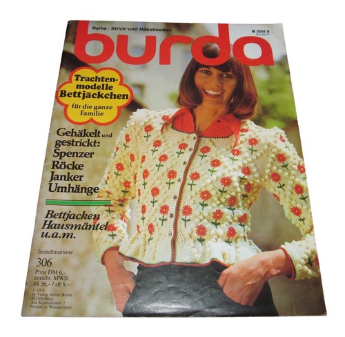 Burda strick und - und, häkelmoden