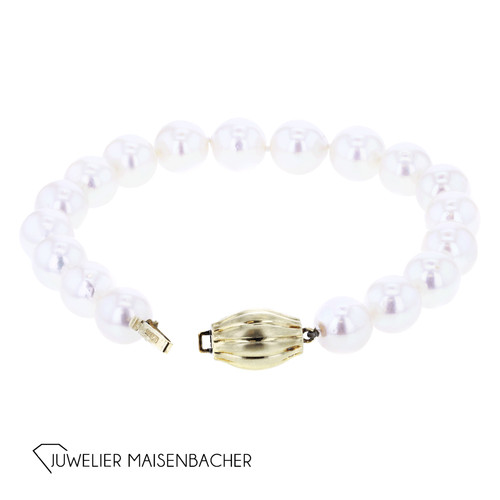 Akoya zuchtperlenarmband mit - akoya,