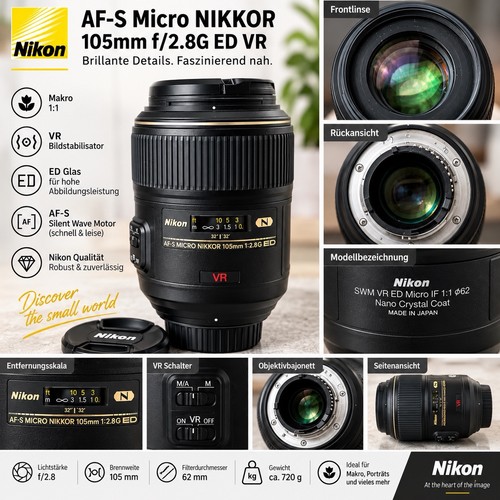 Nikon micro nikkor 105mm - nikon,