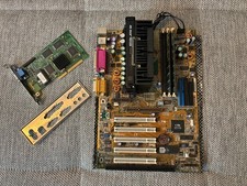 ⚡Asus K7M Mainboard AMD Athlon K7 700 MHz 256 MB ISA Retro Bundle Slot A