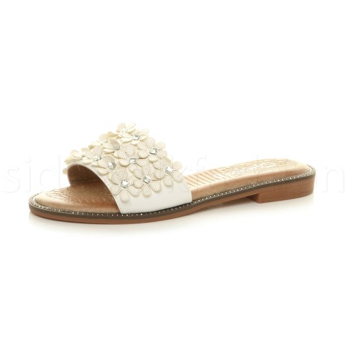 Damen flache strass blumen - damen,