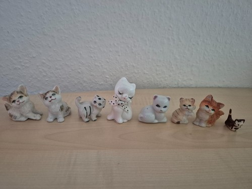 Katzen figuren konvolut - katzen,