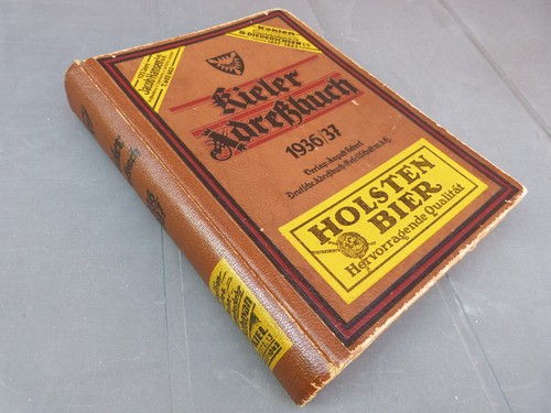 Kieler adreßbuch 1936 buch - 1936/37,