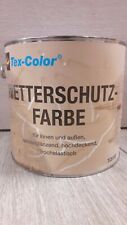 9,96€/L Tex-Color Wetterschutzfarbe 2,5L Holz-Schutz-Lack Acryl-Lack (A118)