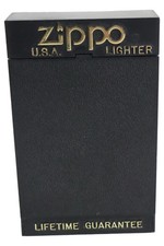 ZIPPO Feuerzeug Schwarz Klassisch Benzin Sturmfeuerzeug Original