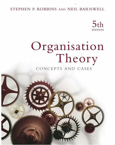 Organisation theory concepts - organisation, theory: