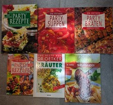 Dr. Oetker Party Rezepte, Sammlung, Kochbücher-Konvolut – 6 Bücher, Top Zustand.