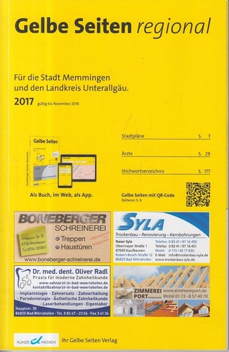 Gelbe seiten regional - gelbe,