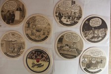 8  versch.  SERIEN  BIERDECKEL