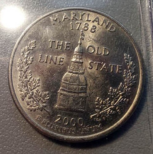 Maryland 2000 usa quarter coin - 2000,