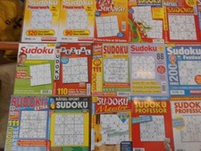 24 verschiedene SUDOKU RÄTSEL