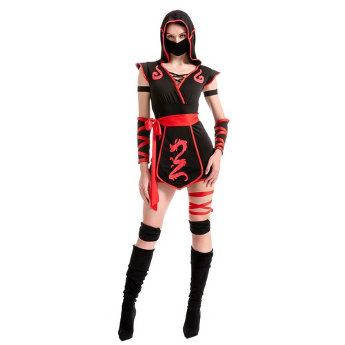 Ninja kostüm damen - damen, mit