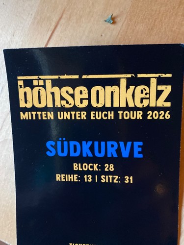 Böhse onkelz tickets - böhse,