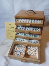 Mah Jong Set in 5 Schubladen