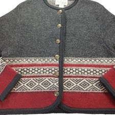 Tally Ho Wool Cardigan Sweater