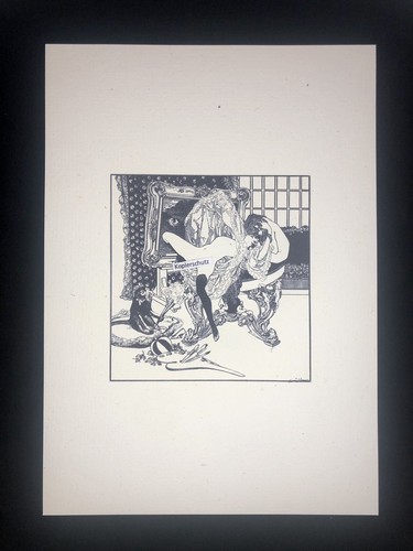 Erotische lithographie nach - erotische,