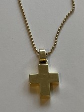 Wempe Kugelkette mit Kreuzanhänger | 750er Gold | 18K | 41cm