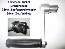 26mm Farymann Kurbel für Dieselmotor Rüttelplatte Amann Bomag Wacker Kurbel