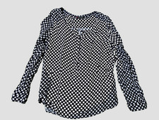 Blaue Schlupf-Bluse mit weißen Punkten von STREET ONE 38