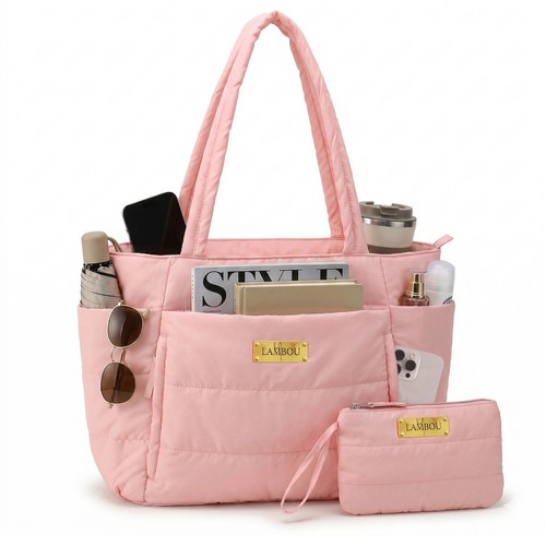 Lambou puffer tote bag - puffer,
