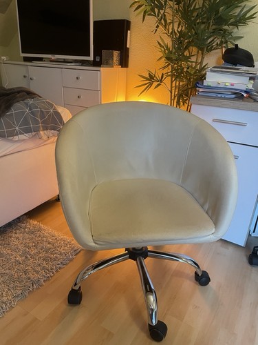 Weißer drehstuhl drehsessel - weißer, drehstuhl/