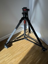 SACHTLER STATIV Mit Fluidhead Video 10 - Sachtler Rollspinne Sehr Guter Zustand