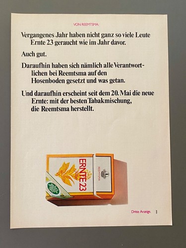 Ernte filter reemtsma - ernte, beste