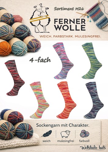 Ferner wolle sockenwolle h26 - ferner,