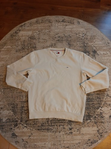 Tommy jeans pullover beige - tommy,