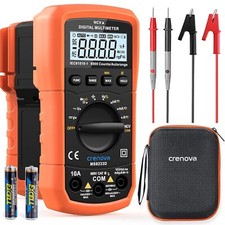 Crenova MS8233D MULTIMETRO DIGITAL MULTIMETER MESSGERÄT KROKODILKLEMMEN TRAGBARE
