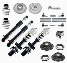 NJT Gewindefahrwerk härteverstellbar Domlager Federteller Stabis für VW T5 T6