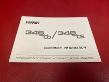 Ferrari 348TB / 348TS Consumer