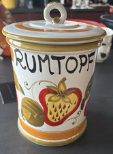 Italienischer keramik rumtopf - keramik,