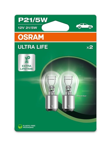 Osram autolampe p21 5w - 2x, p21/5w