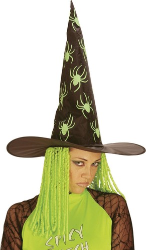 Hexenhut grünen haaren - grünen,