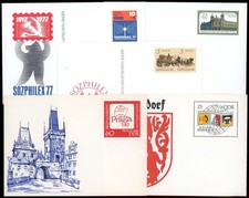 DDR Belege-Lot mit 5 versch