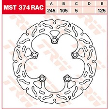 TRW Bremsscheibe (für: Yamaha
