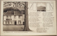 AK ~1920: Bonn Bad Godesberg Gasthaus Lindenwirtin Ännchen-Haus Gasthof Gedicht