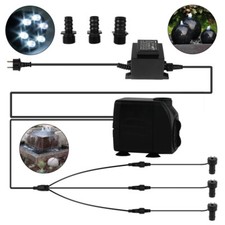 Springbrunnen Pumpe mit 3x LED