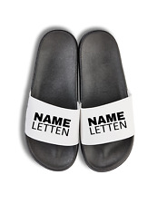 Badelatschen bedrucken lassen NAME LETTEN personalisiertes Geschenk Herren Damen