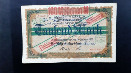 K3329c notgeldschein badische - k3329c,