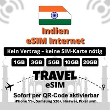 Indien Travel eSIM Internet