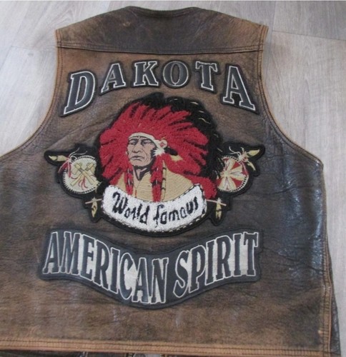 Dakota lederweste american - dakota,
