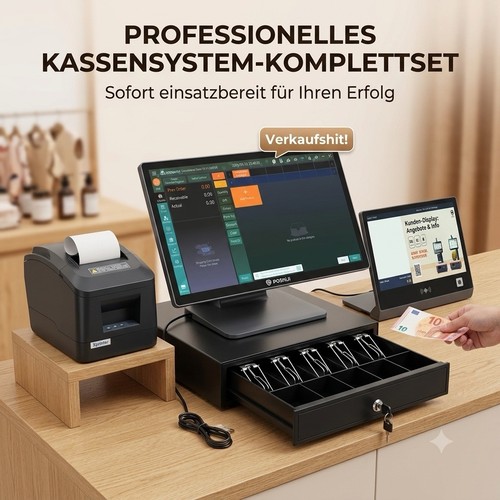 Kassensystem komplettset inkl - komplettset,
