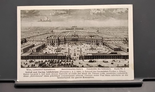 Wien lustschloß - ak,