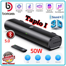 Bomaker Tapio I Soundbar Computer PC Lautsprecher Bluetooth 5.0 50W AUX USB 16"