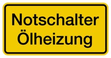 Aufkleber Warnung