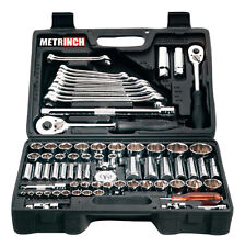Metrinch MET-0076 1/2"+3/8"+1/4" Ratchet wrench Ratchet Box Set 76 Pieces 0076