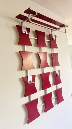 60er 70er wand garderobe coat - 70er,
